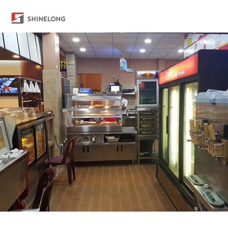 Быстрое питание ресторанное оборудование встречное обслуживание Ресторан Дизайн и кухни быстрого питания