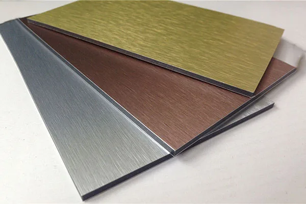 Brushed color 3MM 4MM 5MM 6MM-15MM High quality Aluminum Composite Panel/ACP/PE/ACM/aluminum composite material with cheap price