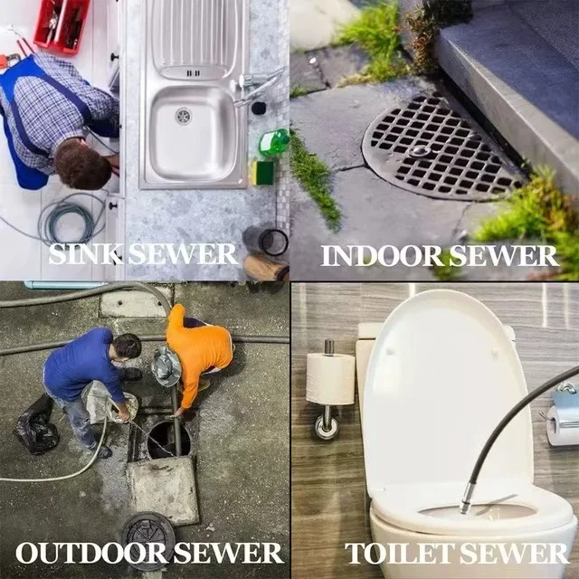 NBT Sewer Nozzle Industrial Pipe Tube Cleaning High Pressure Hose Nozzle Opens Clogging of Sewage Adapters