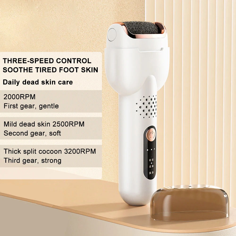 USB Rechargeable Big Battery Capacity Callus Removal Electronic Foot File Pedicure Tools