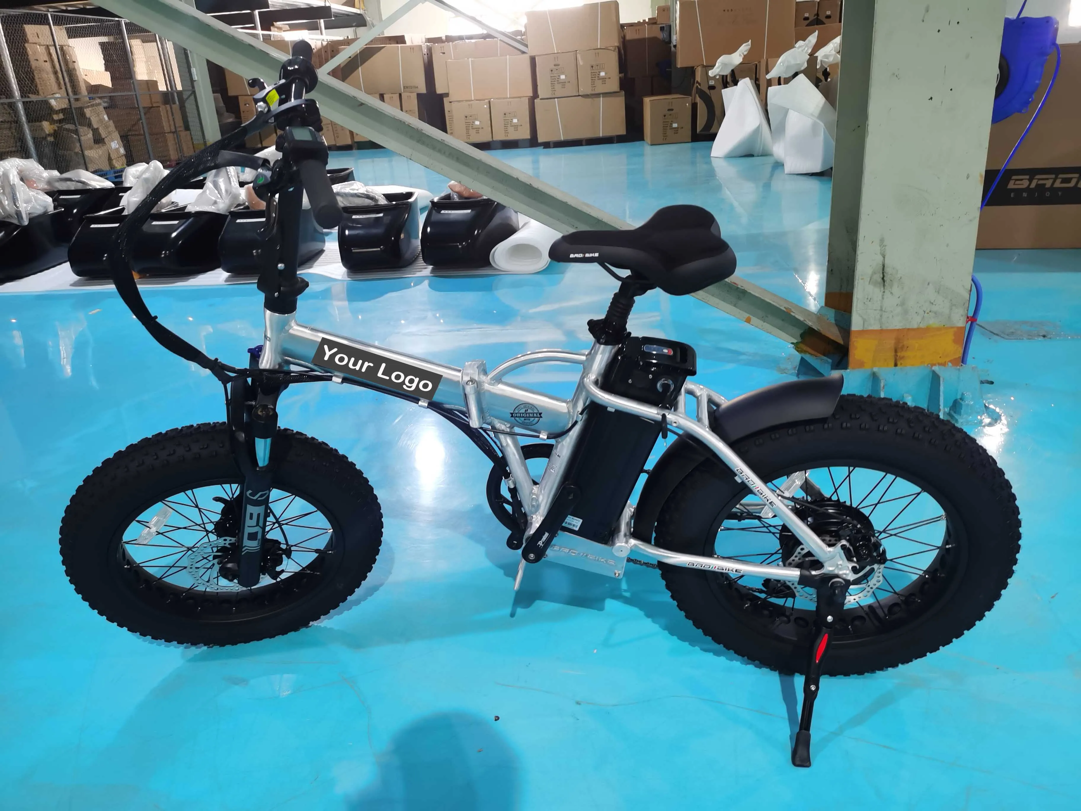 2024 Direct Factory Supply Cheap Quality Folding Electric bicycle Pedelec E-bike Fat Tire 20 x 4.0 foldable Ebike for Wholesale