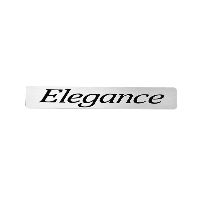 Custom printing anodized metal labels Permanent adhesive industrial logo nameplates Self-adhesive Aluminium stickers