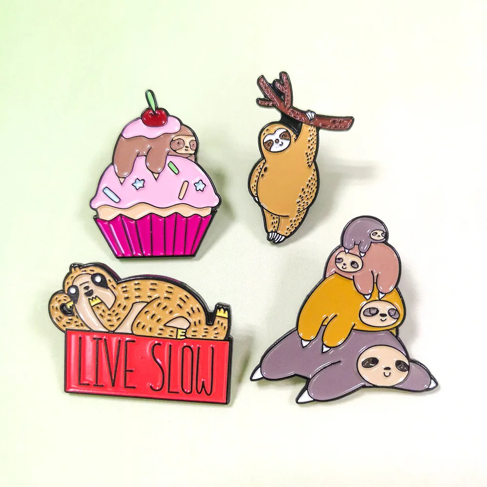 Decorative Tiger Eye Panda Fish Hook Peacock Custom Metal Crafts Badges Lapel Pins Enamel Pins
