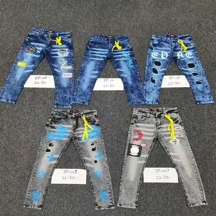 4.4 Dollar Model YQ155 Good Quality Ready Stock Boys Denim Jeans pant with different colors