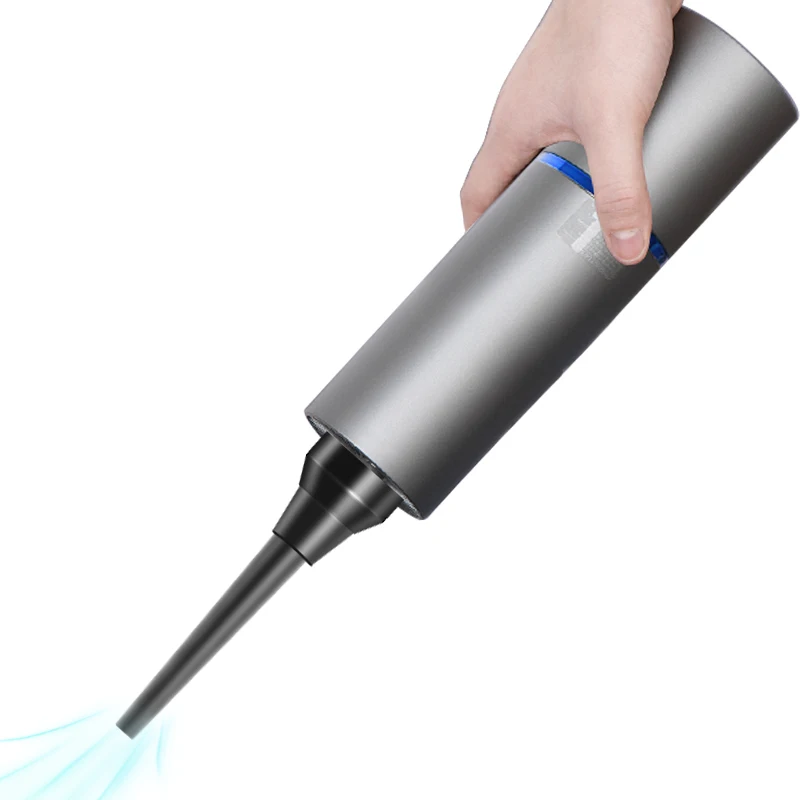 Dropshipping 4 in 1 Portable Air Pump Quick filling Mattress Pump Wireless Rechargeable 4500Pa Car Vacuum Cleaner Air Duster