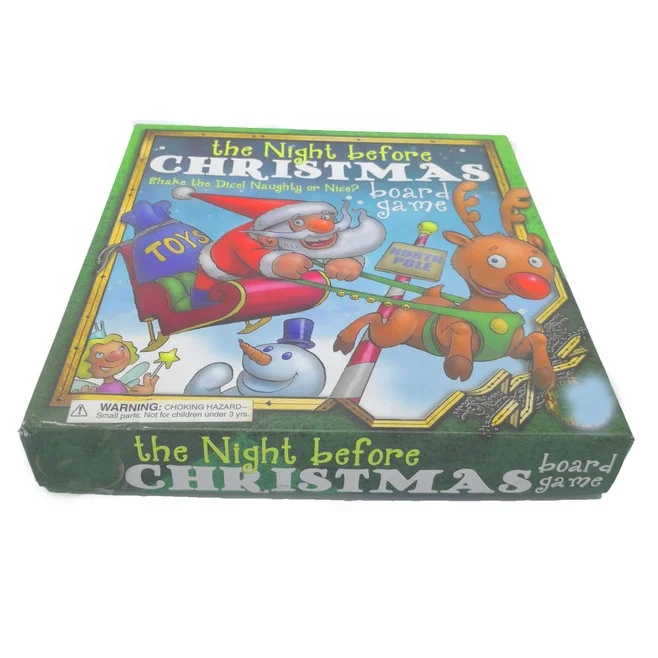 Good Quality Customized Christmas printing card Board game