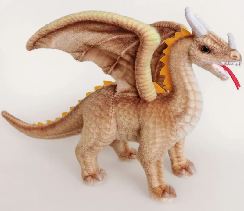 factory wholesale realistic flying dragon plush toy lifelike plush winged dragon stuffed animal toy