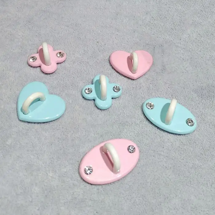 Acrylic Cell Phone Holder Pink Heart Mobile Phone Hook Charm