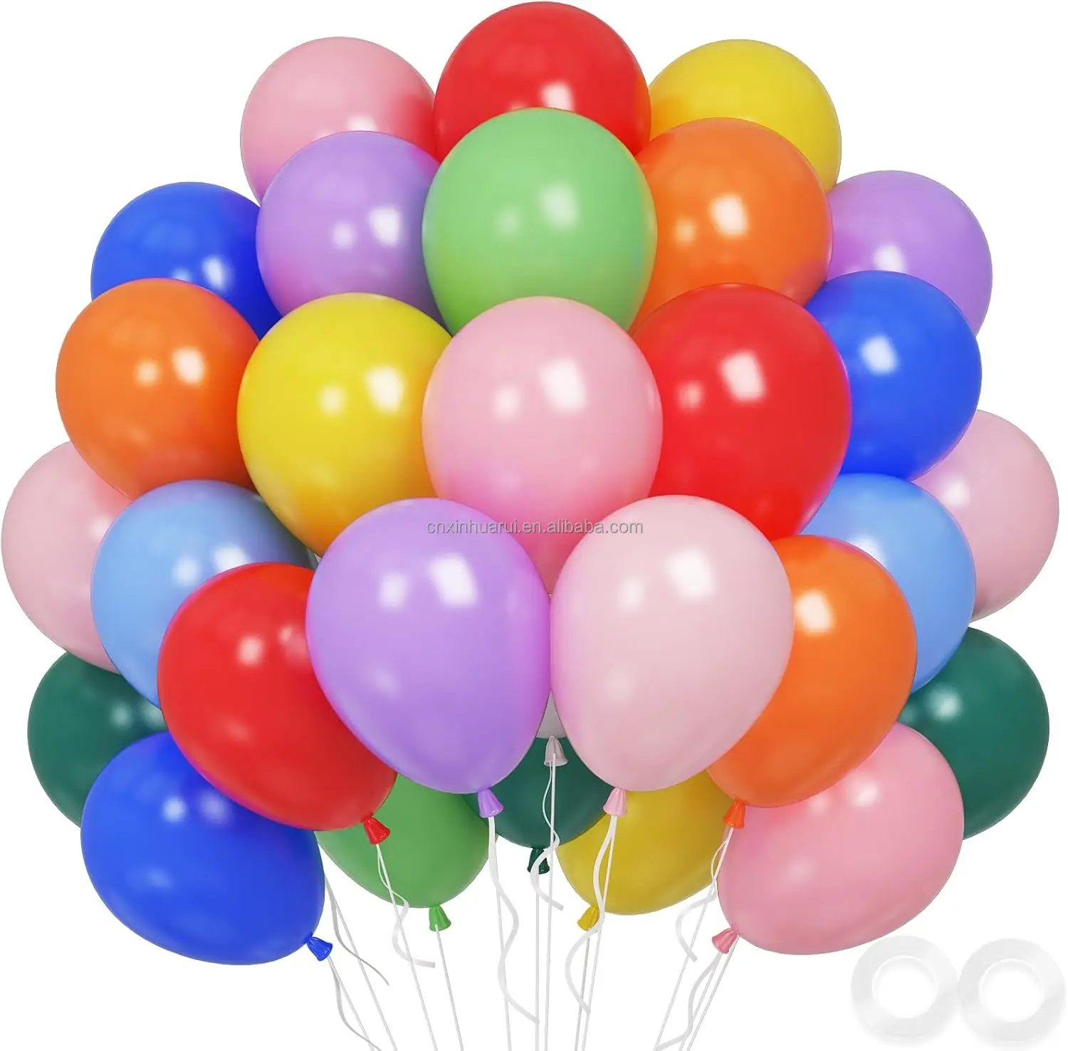 7 inch 1.2g Balloon Birthday Party graduation Wedding Arrangement  Thick Strip Latex Balloon Wholesale