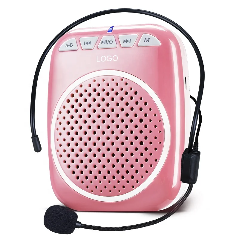 Voice Amplifier With Wired Microphone Portable Rechargeable Personal Ultralight Mini Audio Speaker For Teachers
