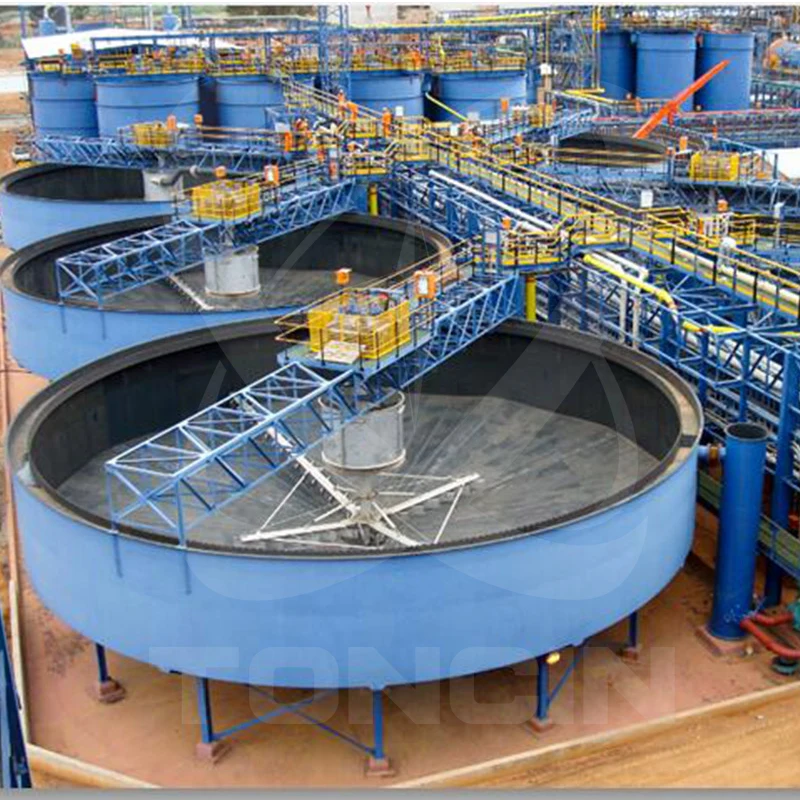 Treatment of various industrial feed pulp thickening machine thickener