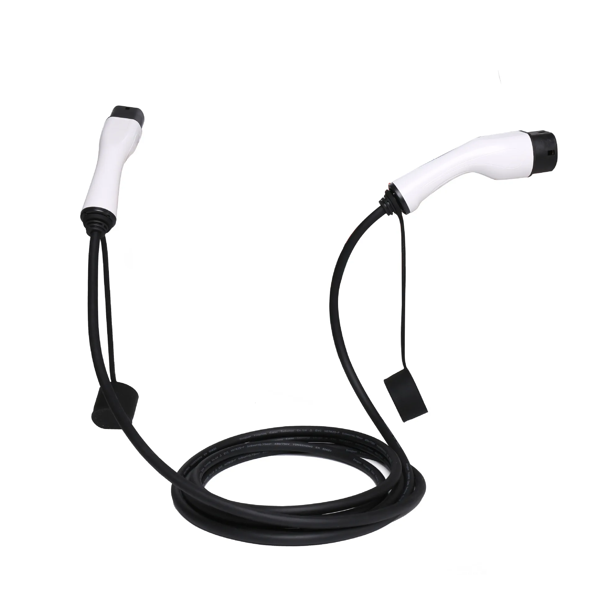 Electric Car 16A 32A Mode2 EVSE Charging Box Level 2 Portable EV Charger Cable Type 1 Type 2 to schuko Plug