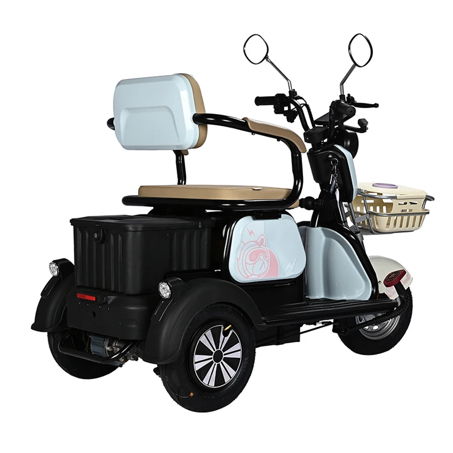 Mini Electric Scooter Electric Bike 3 Wheel 3-Wheel Passenger Tricycle For Adults Smart Electric Tricycles For Daily Driving