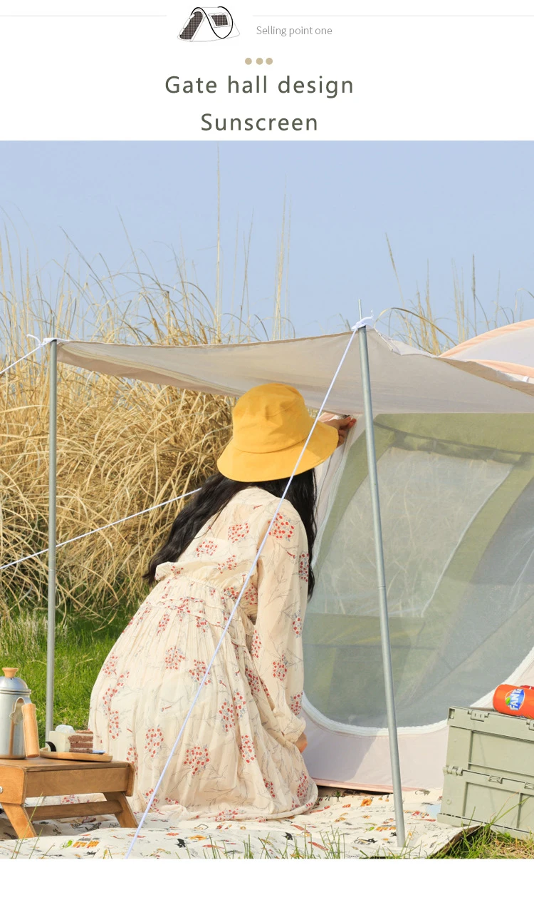 Family Picnic Portable Automatic Pop Up Camping Outdoor Tent