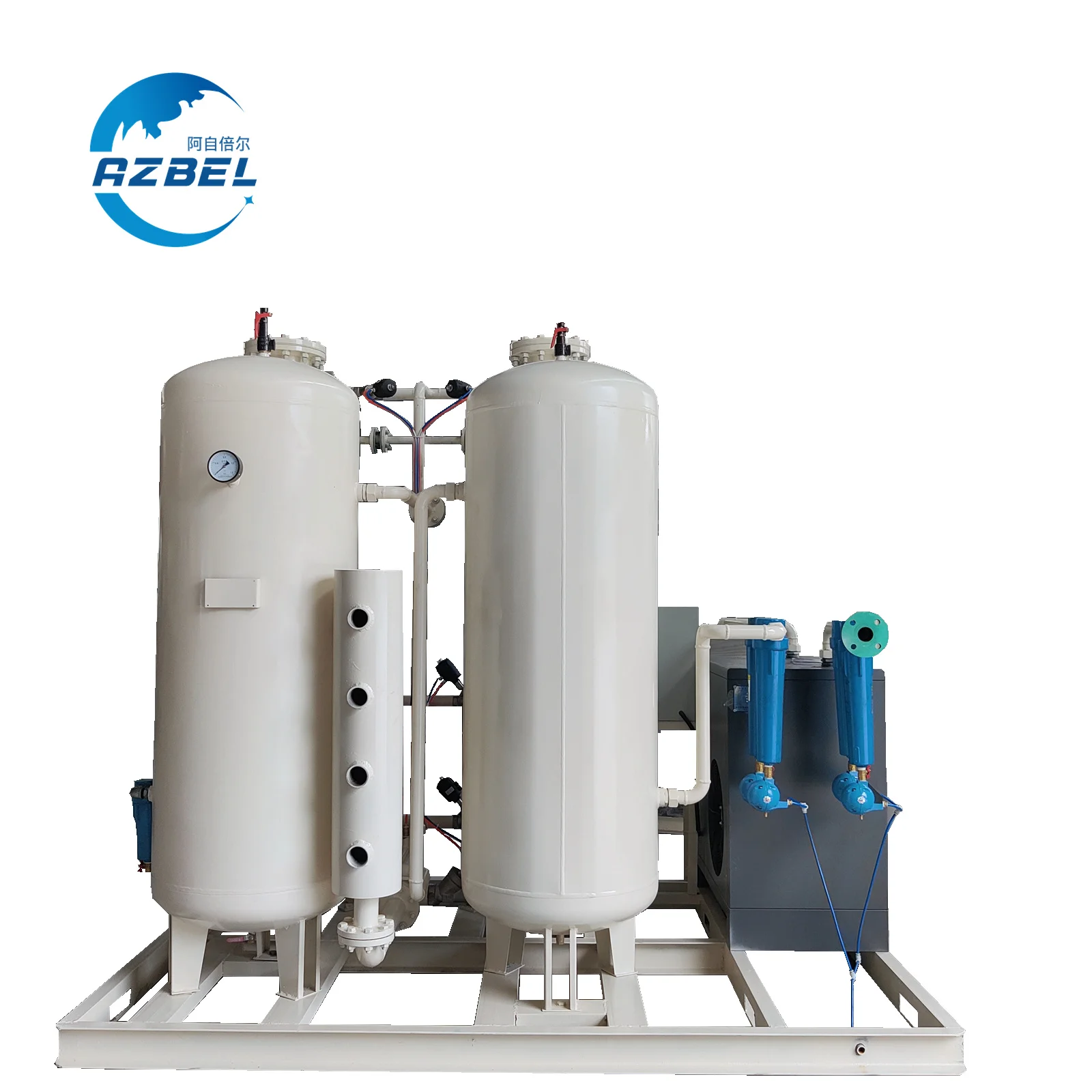 AZBEL Zeolite Molecular Sieve Oxygen Generator 1000 lpm Oxygen Plant Air Separation Unit