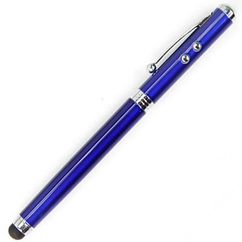 Cheap 4 in 1 new Laser Light Pen Laser Pointer Powerful Medical Red Laser White Custom Logo Office Signature Metal Ballpoint Pen