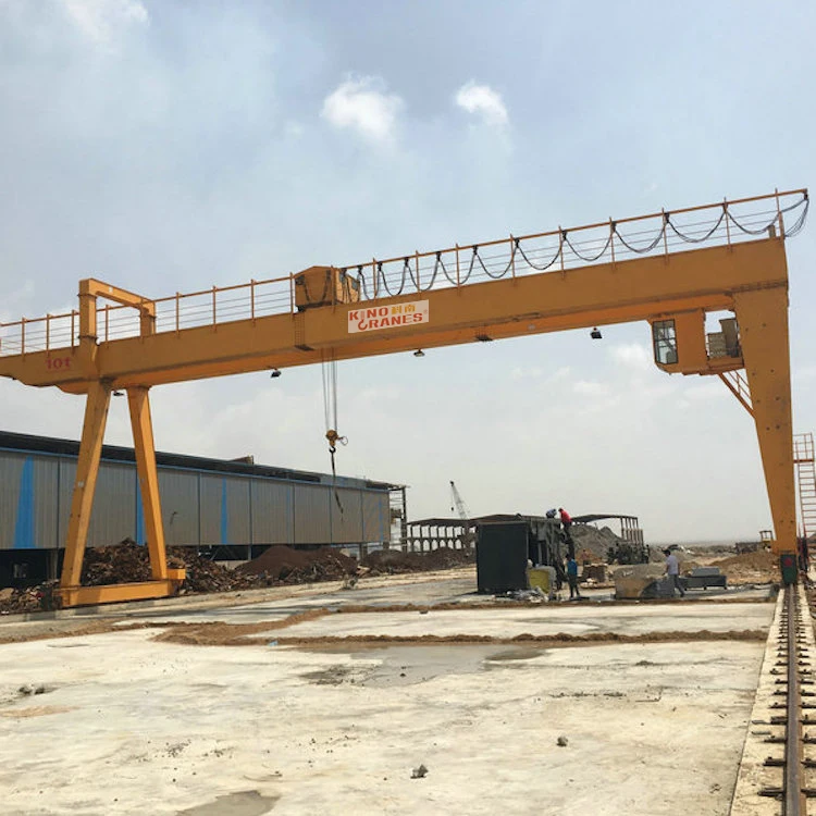 Outdoor Rail Mounted Double Girder Gantry Crane 30 ton
