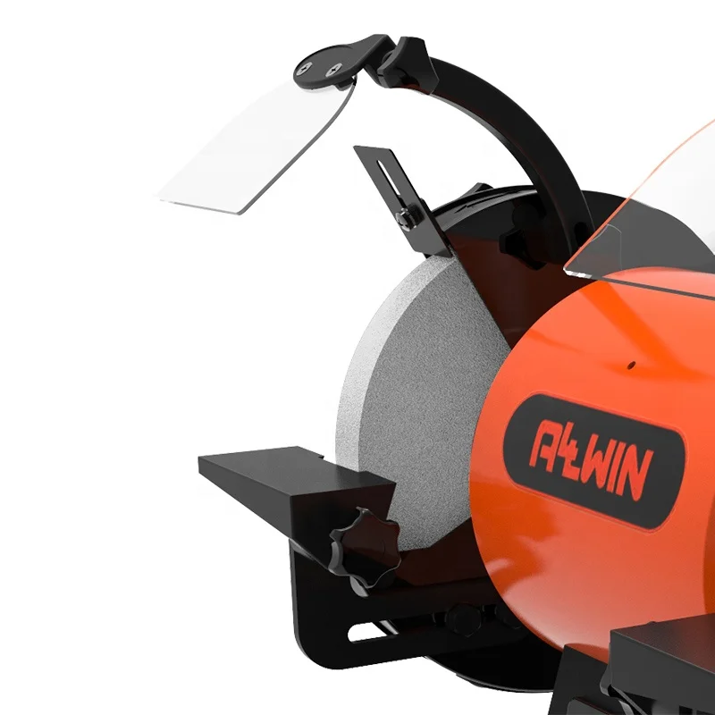 Heavy Duty Low Speed WA Grinding Wheel Stationary Grinder Wood Working Bench Surface Grinder 200mm 700W Electric DIY Cast