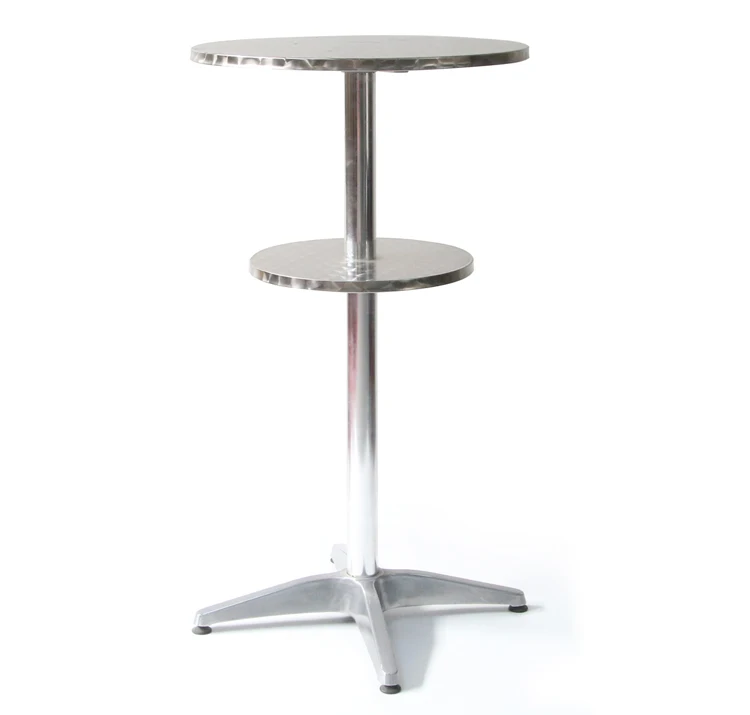 Лидер продаж от производителя алюминиевый стол из нержавеющей стали для кофейного ресторана с регулируемой высотой