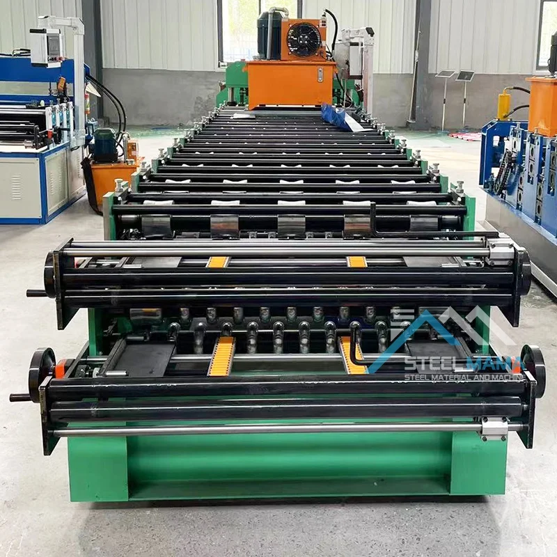 High Productivity 840 IBR Trapezoidal Tile Rib Type and 836 Corrugated Iron Roof Sheet Double Layer Machine For Bolivia