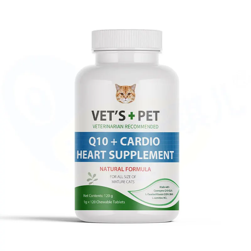 Turkey Tuna Chicken Flavored Heart Supplement Tablets for Cats Dogs Flea Control Eye Care Pest Management for Fish Health Care