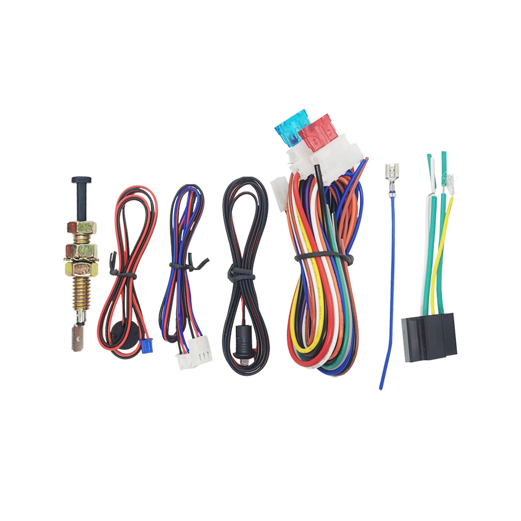 Universal 1-Way Car Alarm Vehicle System Protection Security System Keyless Entry Siren + 2 Remote Control Burglar Alarm