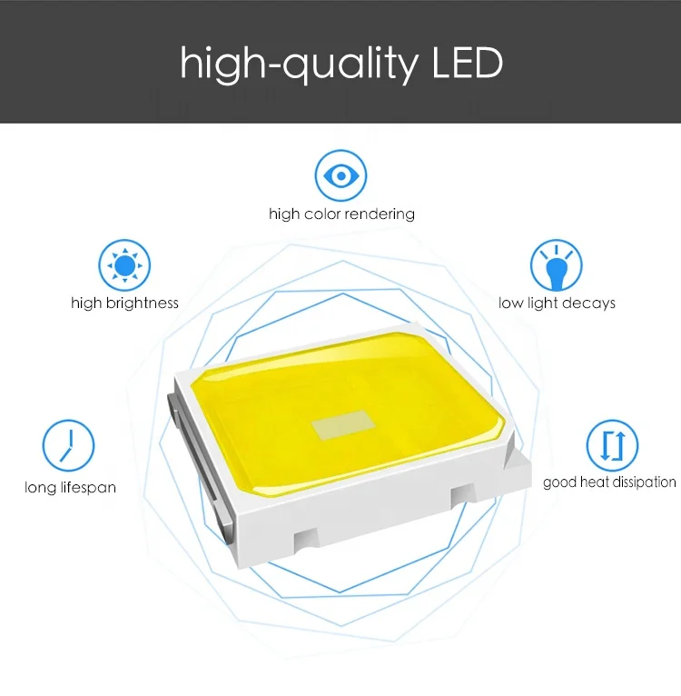 CE certificate A60 Ra>80 170-250V  E27 9W  led motion sensor smart  bulb