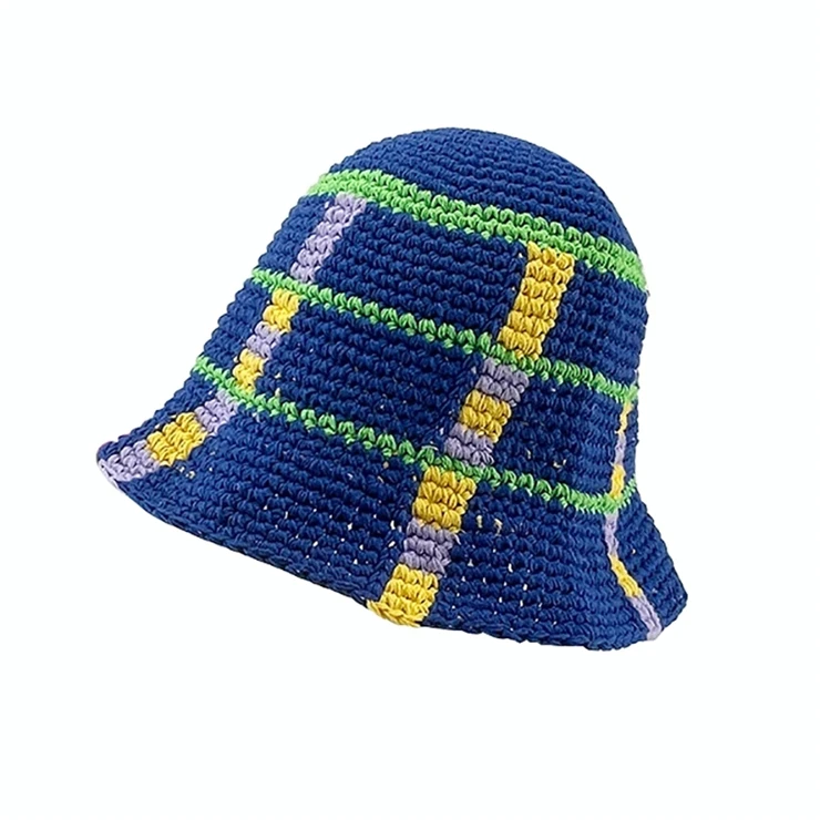 Новый дизайн полосатые шапки для женщин вязаные облегающие HandmadeCrochet девочек зимняя хип-хоп Уличная Панама шапочки
