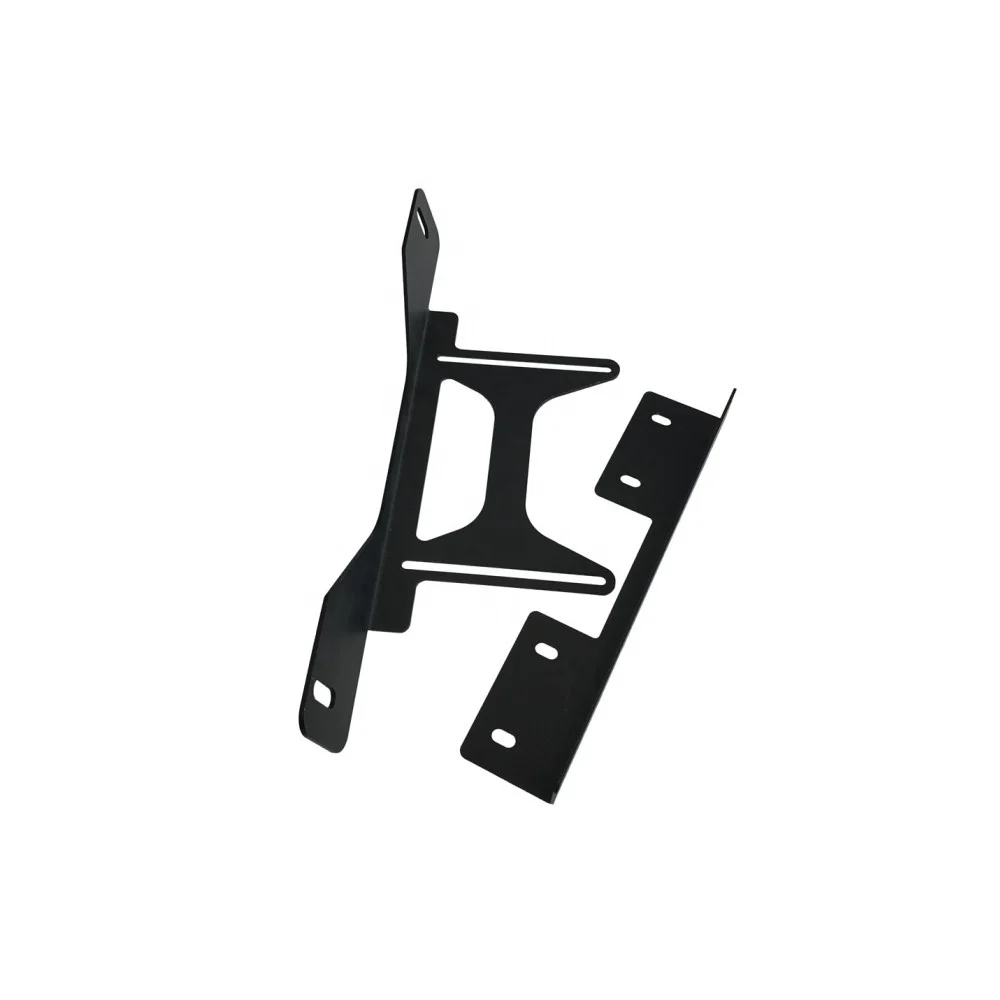 Custom Black Powder Coating Sheet Metal Carbon Steel Aluminum Punching Bending Stamping Brackets