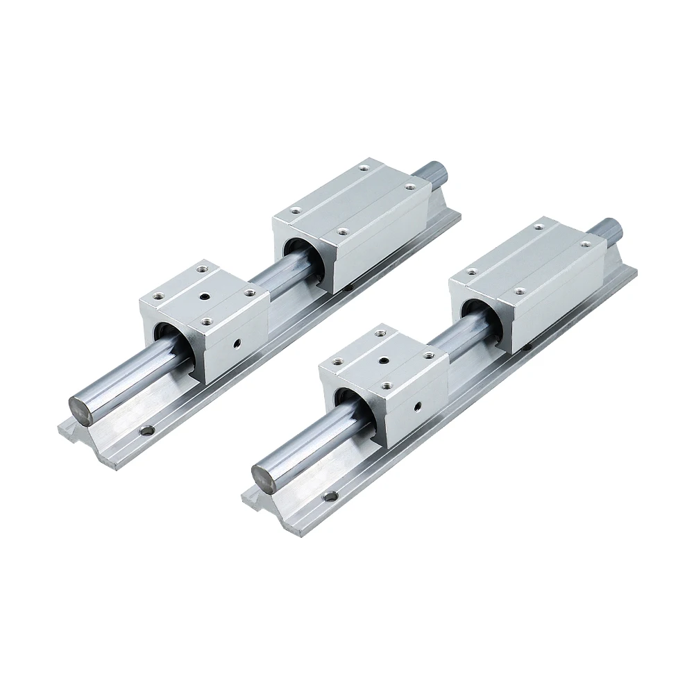 High quality 2pcs 12mm linear rail SBR12 L500mm support round guide rail + 4pcs SBR12UU/ SBR12LUU  slide block  linear actuator