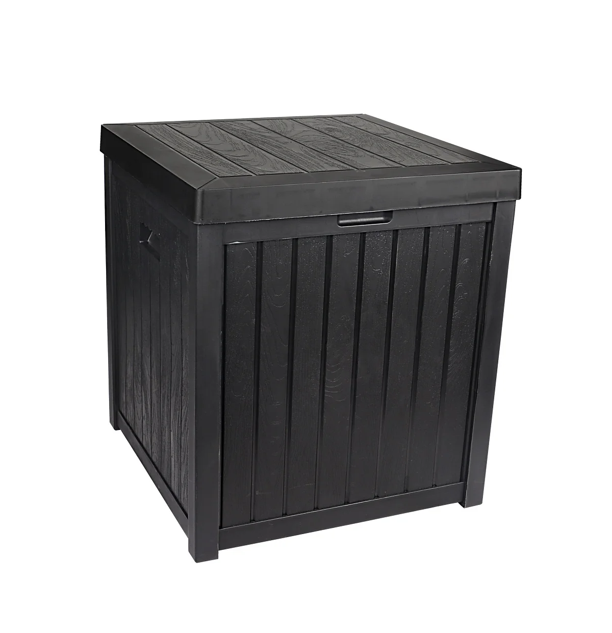 Small Deck Box Indoor Outdoor Storage Container Gardening Tools Store Items on Patio Garage Yard