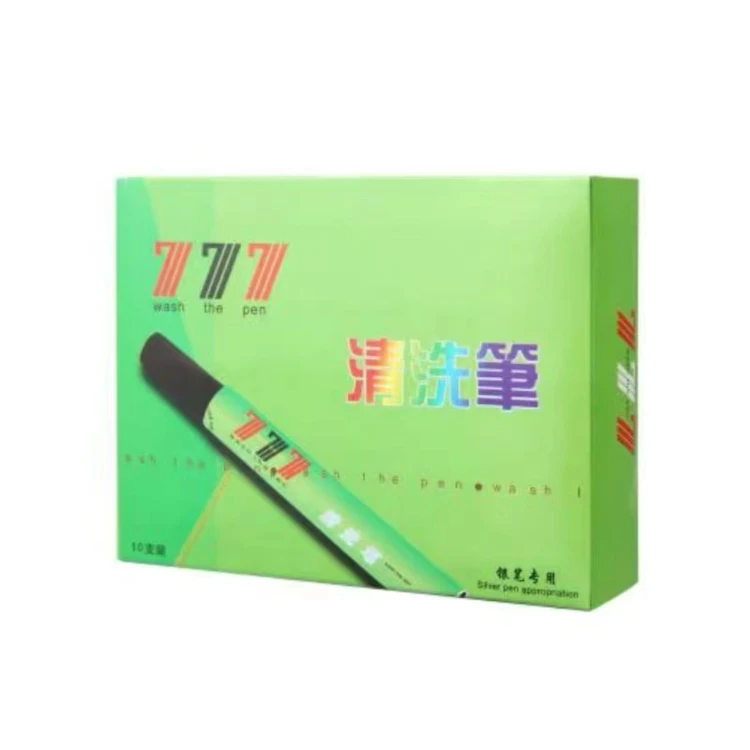 Топ Мода Чистый ручка для перемещения серебряные чернила на кожа наилучшего способа для очистки кожи