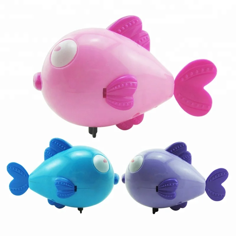 Oem New Type Plastic Swimming Wind Up Toy Swimming Fish