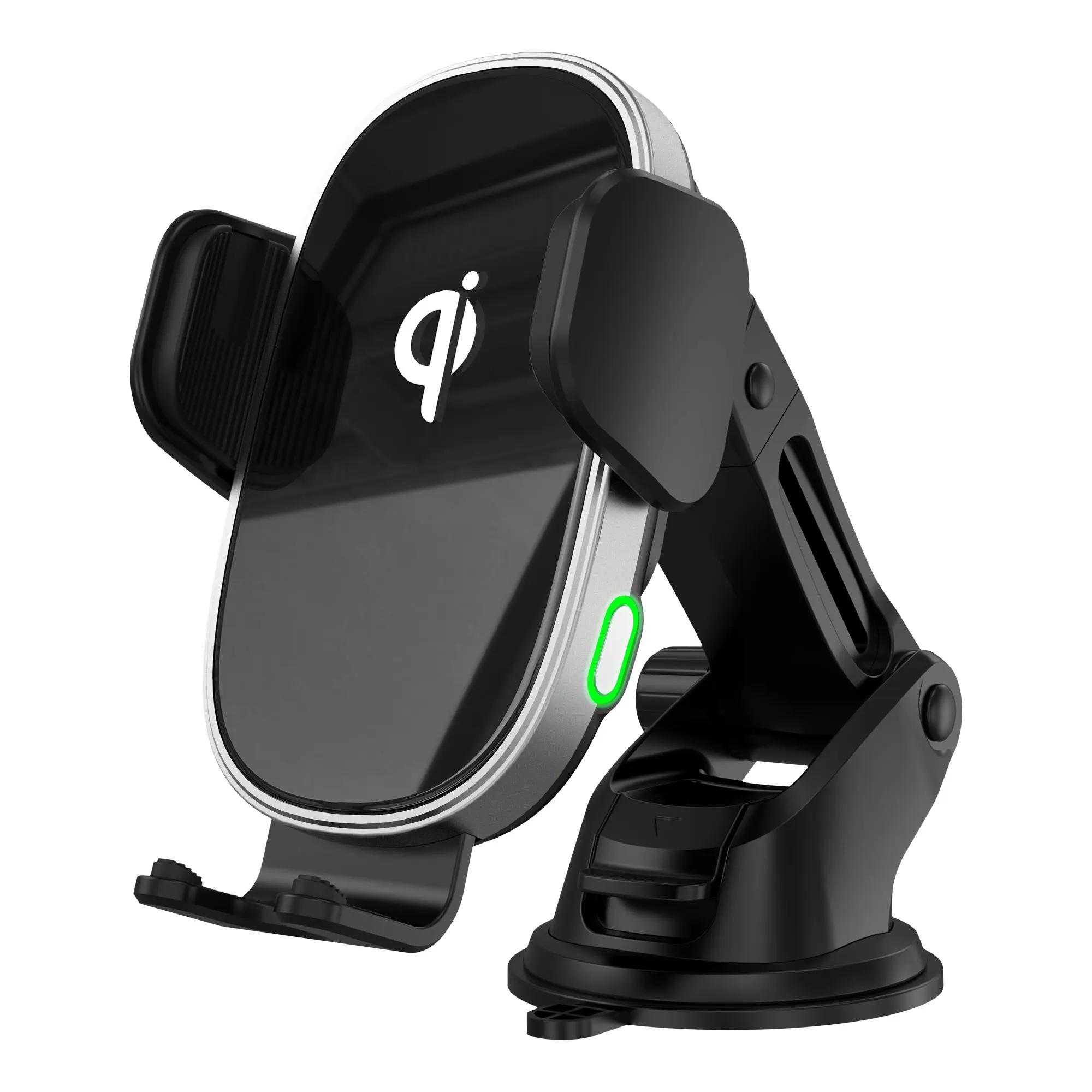 15W 10W 7.5W Qi CE FCC Rosh wireless car charger smart holder automatic clamping for HUAWEI