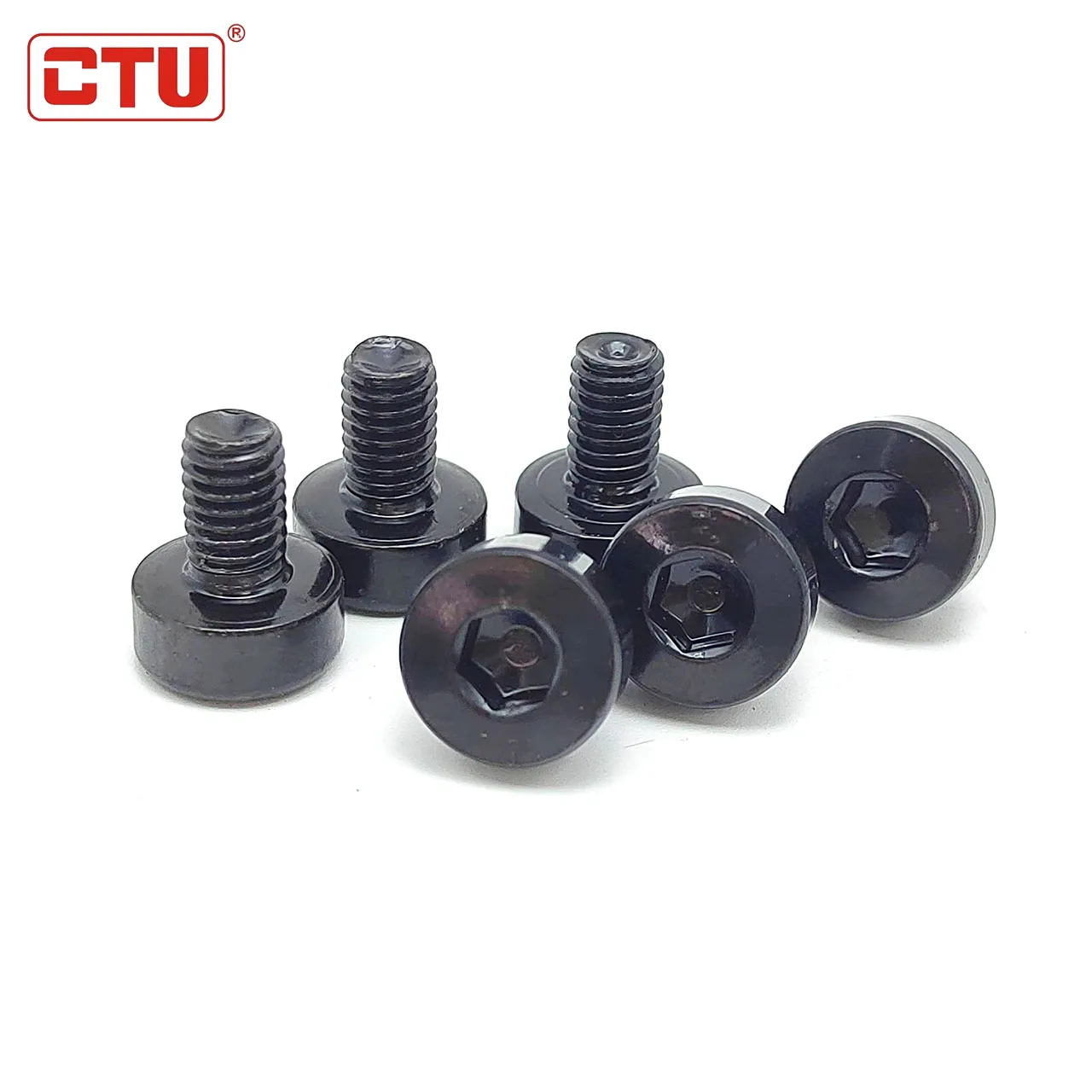 alloy steel high grade hex socket cap screw 10.9 electrophoresis plating bicycle screw customized fastener