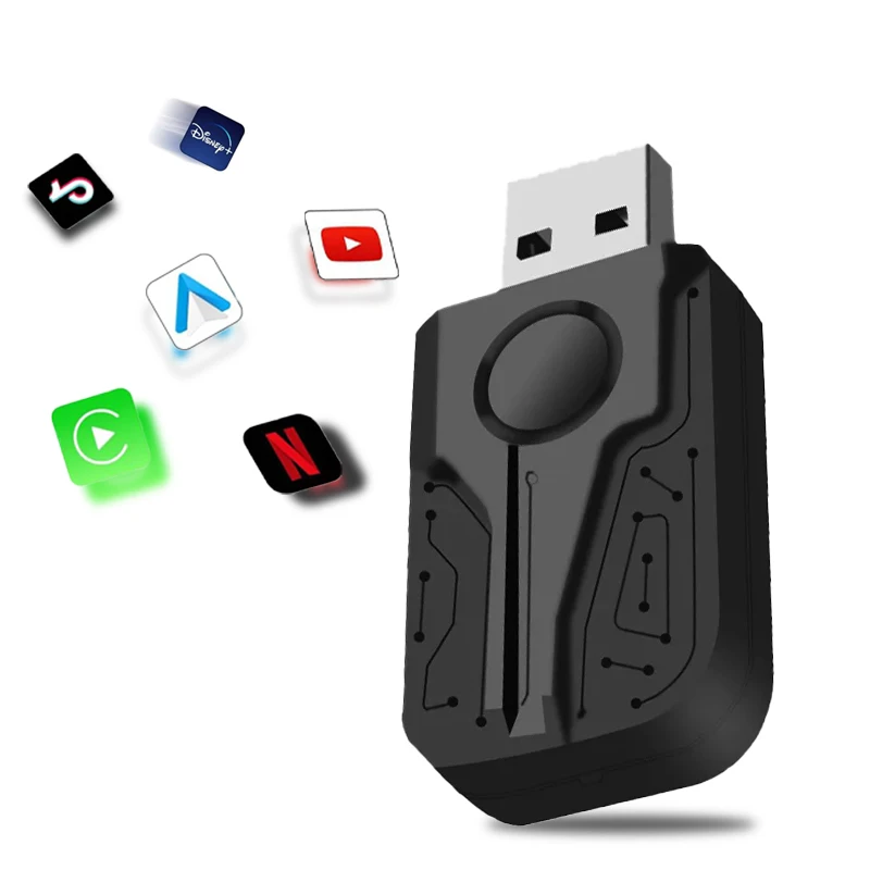 Автомобильный адаптер 2 в 1 проводной и 5 0 беспроводной Carplay для Android Iphone Ai Box Smart Auto