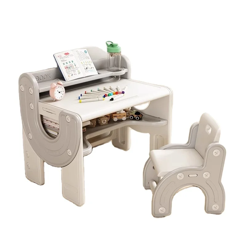 Kids Cloud design Furniture Table Table Cloud Desk Chair with Drawing Board Top