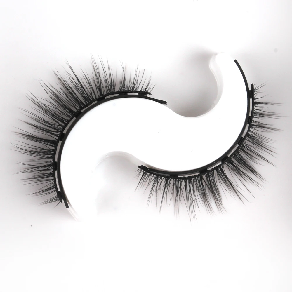 Invisible Magnetic Lashes Elegant Mink 3d Magnetic False Eyelash with 4/5 Magnets Reusabl
