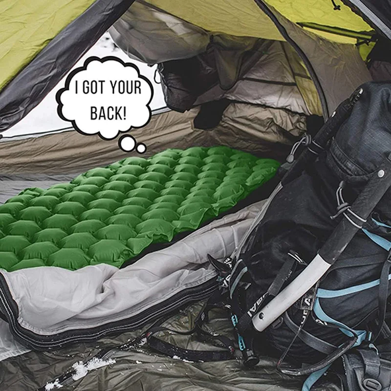 Durable Water Proof Backpack Camping Comfort Sleep Air Mattress Inflatable Mattress