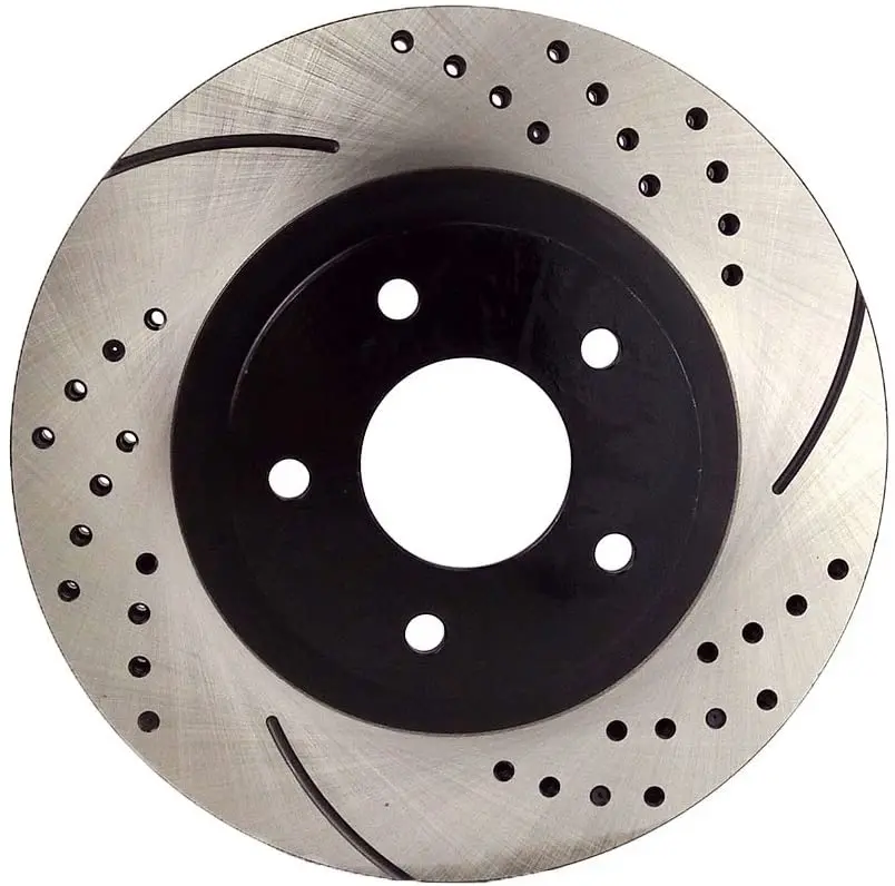 QYT10001 Front Brake kit with Slotted/Drilled Rotors and Ceramic Pads for Infiniti I35 Nissan Altima Maxima SUZUKI SX4 2013-