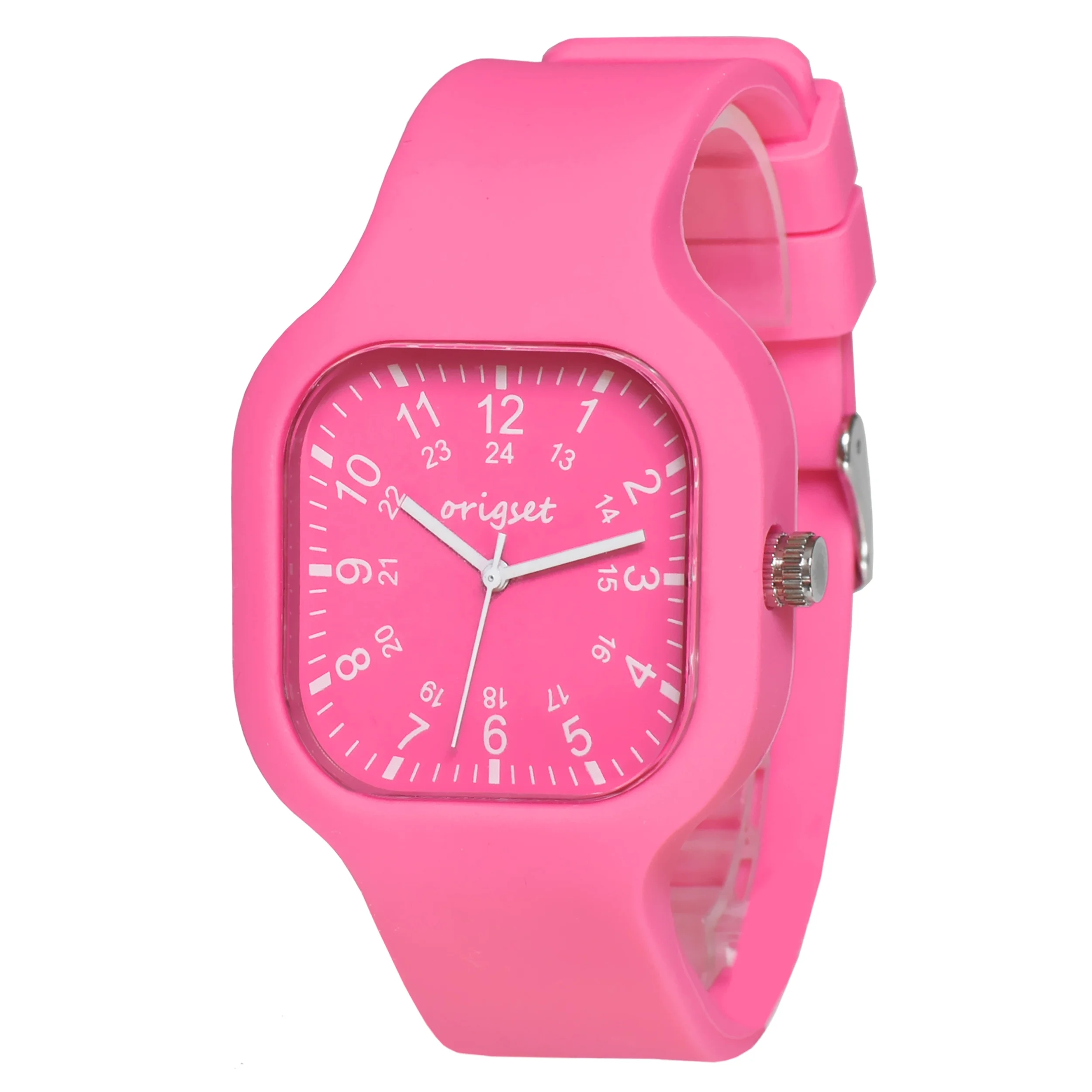 Customs Colorful Silicone Medical watch 50M waterproof with second hand for women man Unisex nurses create your own brand watch