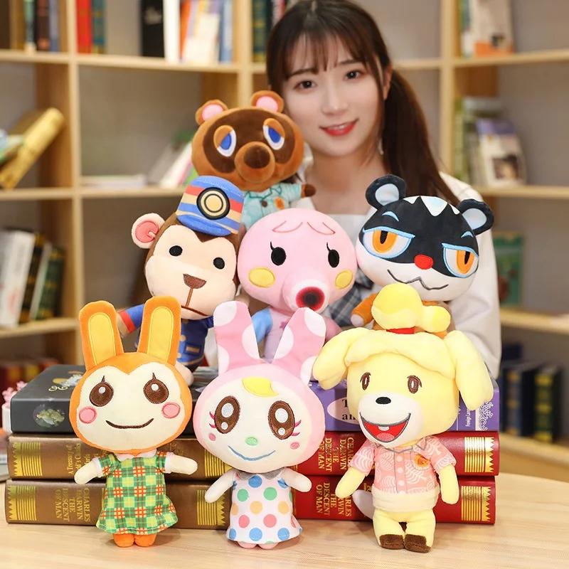 DL61828 Animal Forest Surrounding Crossing Club Doll Plush Toys Tanuki Animal Crossing Friends Toys