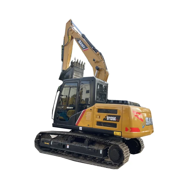 Good condition second hand  sany 135 excavator for construction with high quality from China for sale