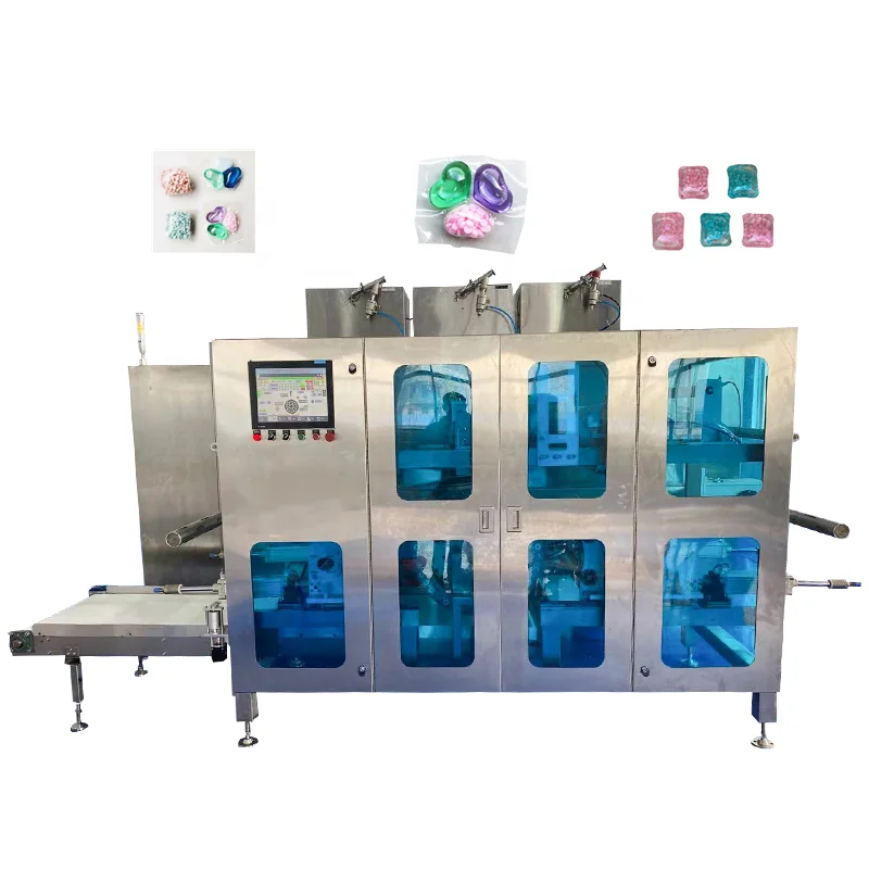 Full Auto Low Cost Laundry Powder and Liquid Detergent Pod Capsule Soluble Film Making Machine