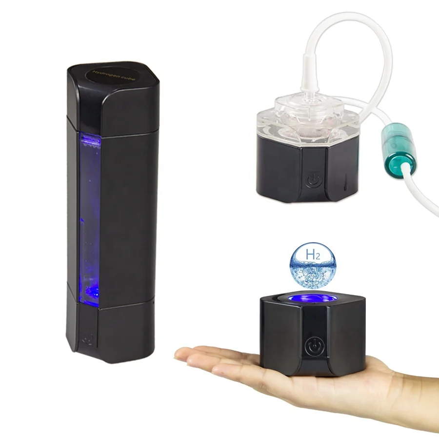 Portable Hydrogen Water Bottle Inhaler 2300ppb Hydrogen Water Generator with Hydrogen Gas Breathing
