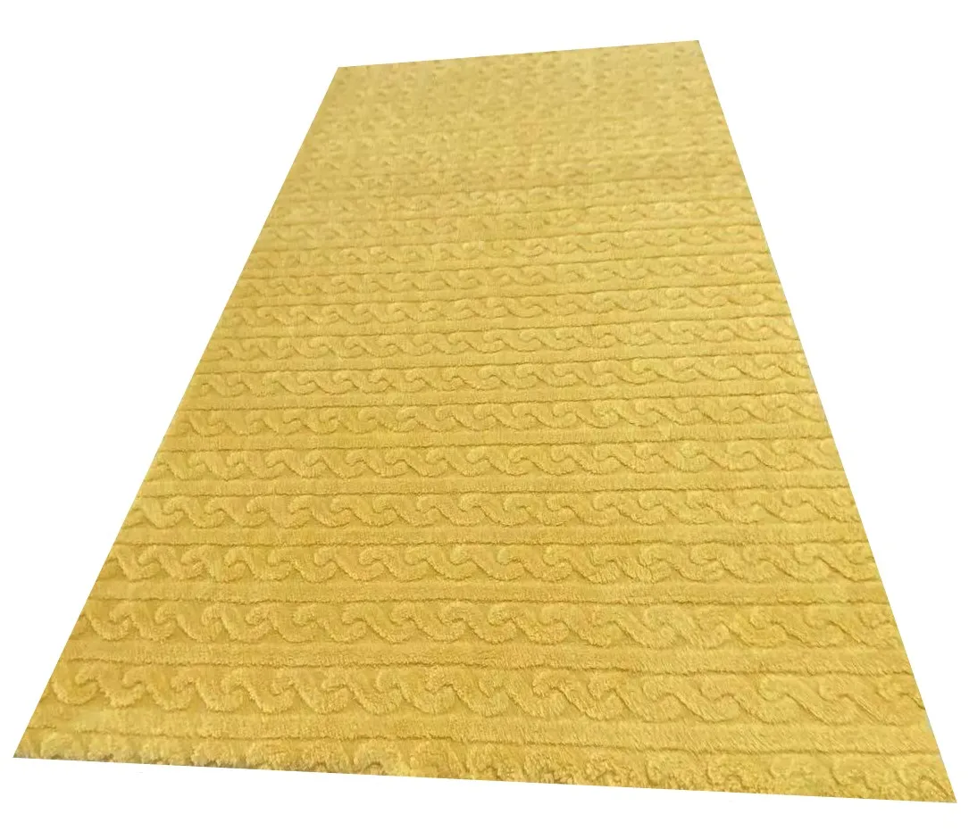 Factory Wholesale 100% Polyester 310gsm Weft Knitted Coral Fleece Jacquard Shu Velveteen Plush Fabric