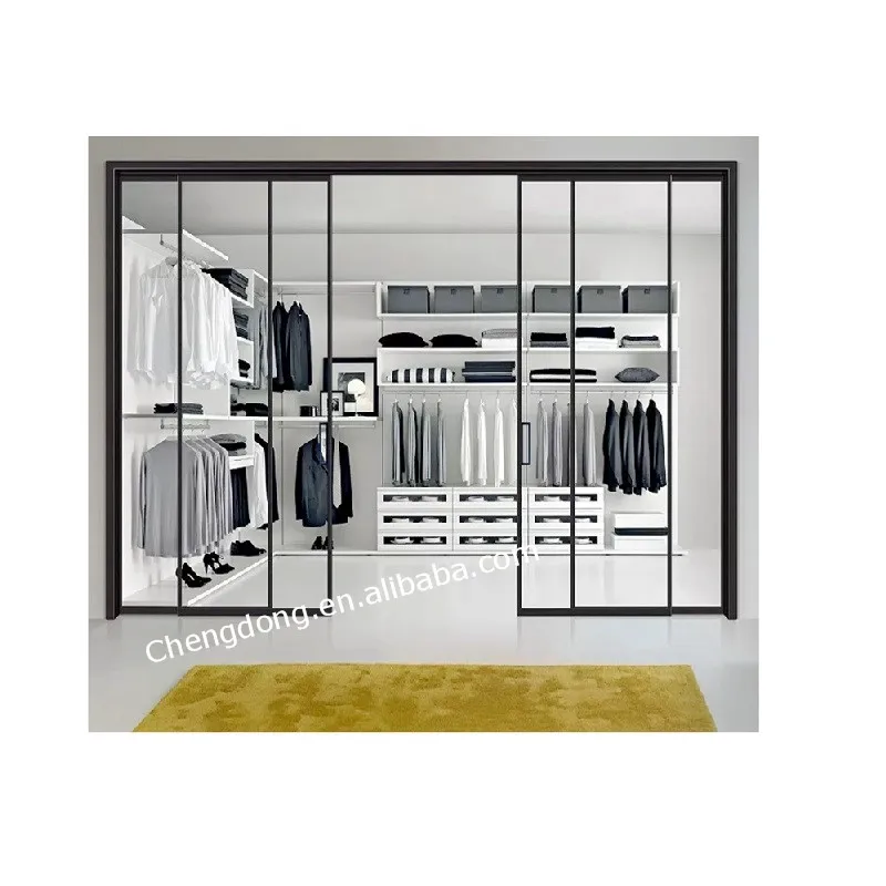 
Australia standard exterior patio 3 panel double glazed triple tempered glass floor to ceiling large sliding doors 