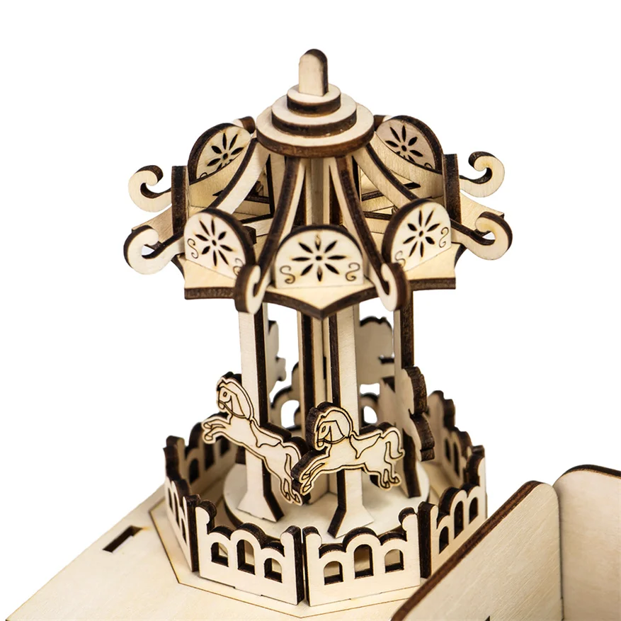 Laser Cutting 3d Wooden Puzzle Pen Holder Toys Assembly Kits Desktop Decoration Gift For Children Kids