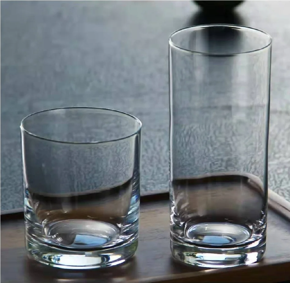 Private Labels Straight Body Round Sublimation Fancy Lead free Crystal Glass Whiskey Tasting Whisky Glass Tumbler for restaurant