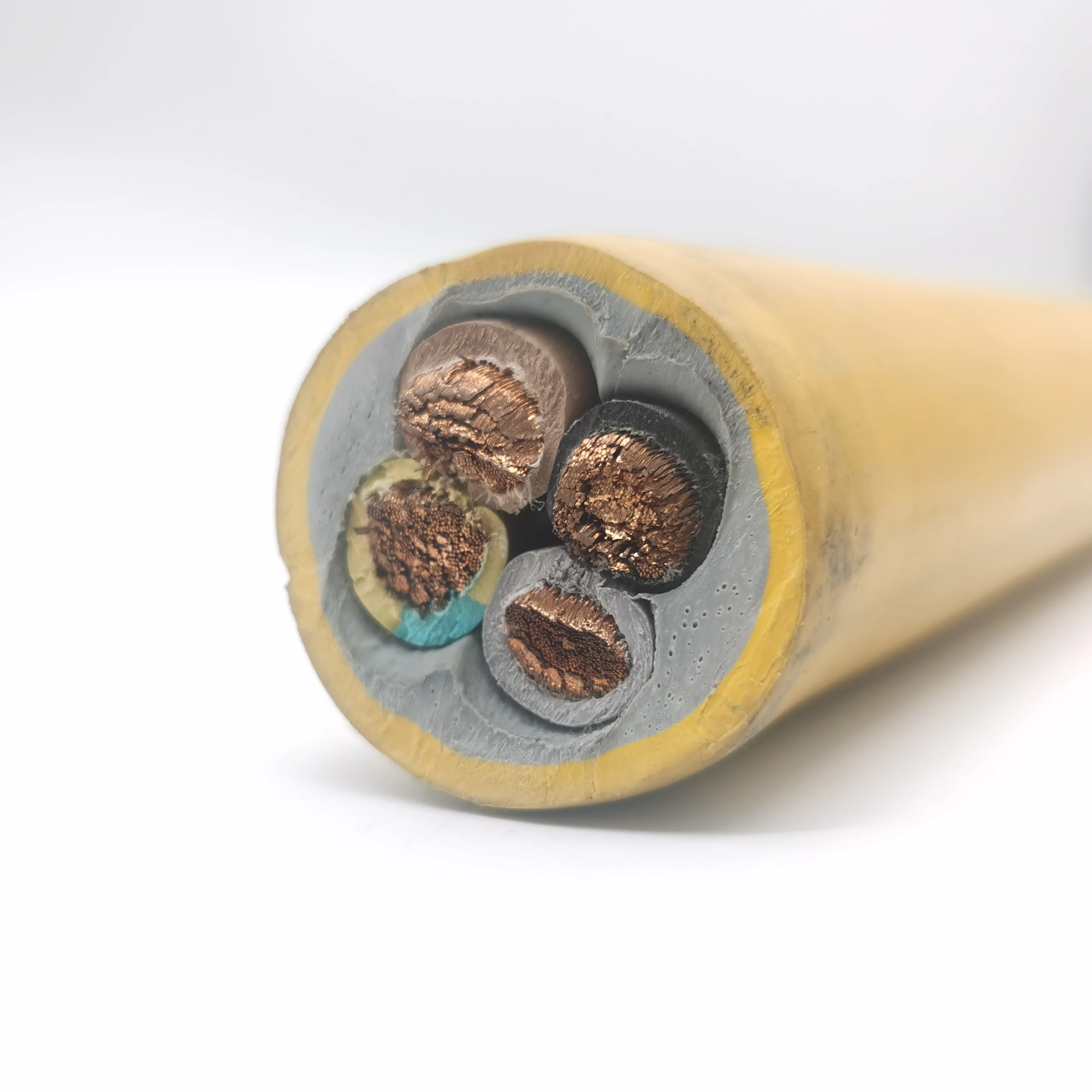 A07RN-F Flexible Mechanical Stress Rubber Insulated Power Submersible Pump Cable